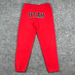Russell Athletic Sweatpants Mens Size S Red Utah Graphic Print Jogger Fit